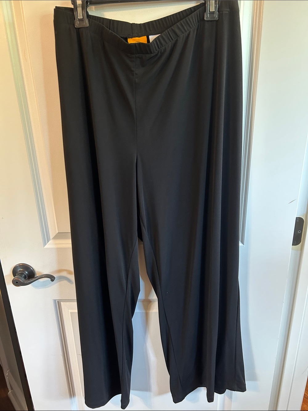 Ruby Rd. Black Wide-Leg Pull-On Pants